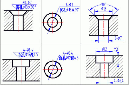 PCBざっくり穴マーク